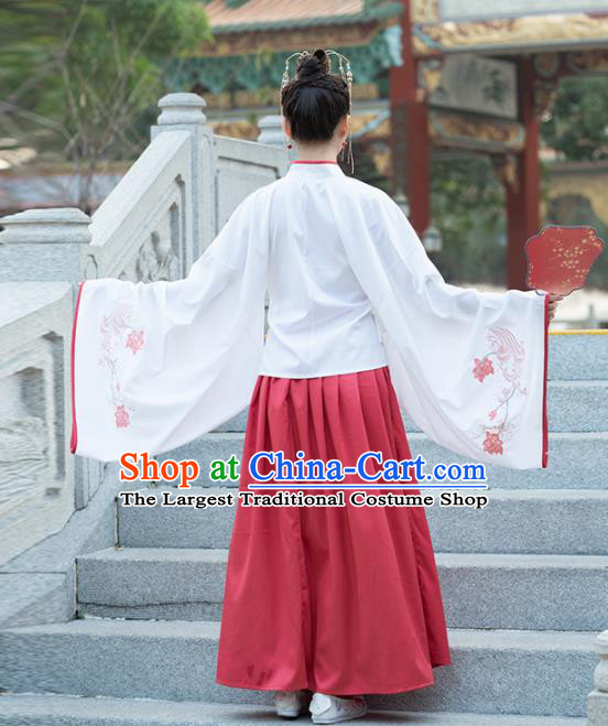 Chinese Ancient Peri Hanfu Dress Traditional Ming Dynasty Palace Princess Replica Costume for Women