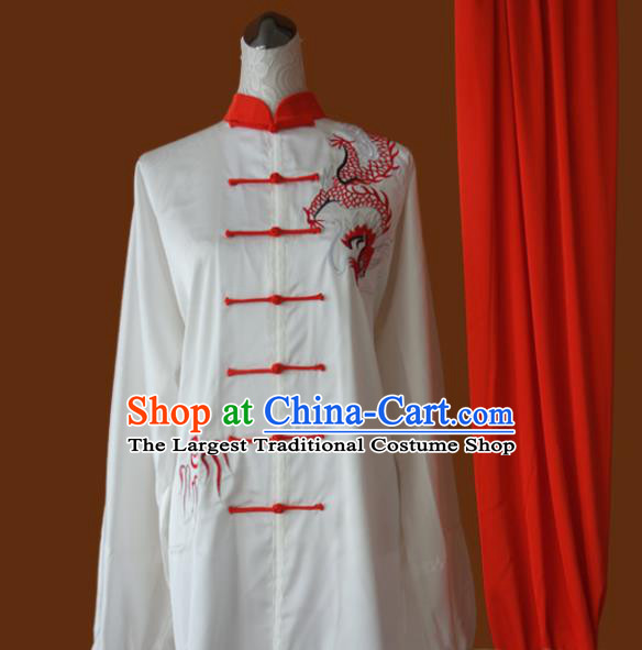 Top Grade Kung Fu Embroidered Costume Chinese Martial Arts Training Tai Ji Uniform for Adults