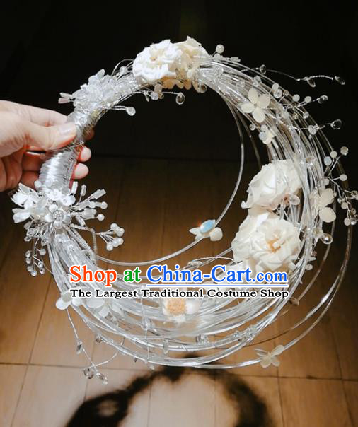 Chinese Traditional Wedding Bridal Bouquet Hand Flowers Basket for Women