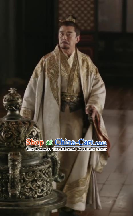 The Story Of MingLan Chinese Ancient Song Dynasty Royal Highness Embroidered Historical Costume for Men