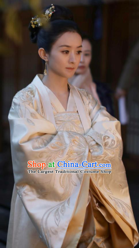 Drama The Story Of MingLan Chinese Ancient Song Dynasty Nobility Dowager Embroidered Historical Costume for Women