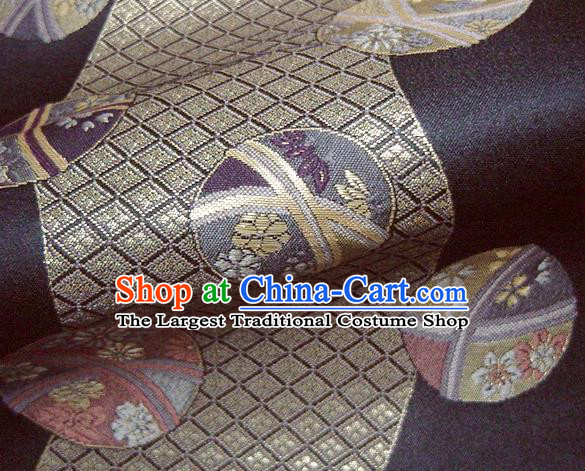 Asian Traditional Brocade Japanese Kimono Classical Pattern Damask Fabric Tapestry Satin Silk Material