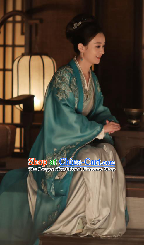 The Story Of MingLan Chinese Ancient Marquise Hanfu Dress Song Dynasty Nobility Embroidered Costume for Rich Women