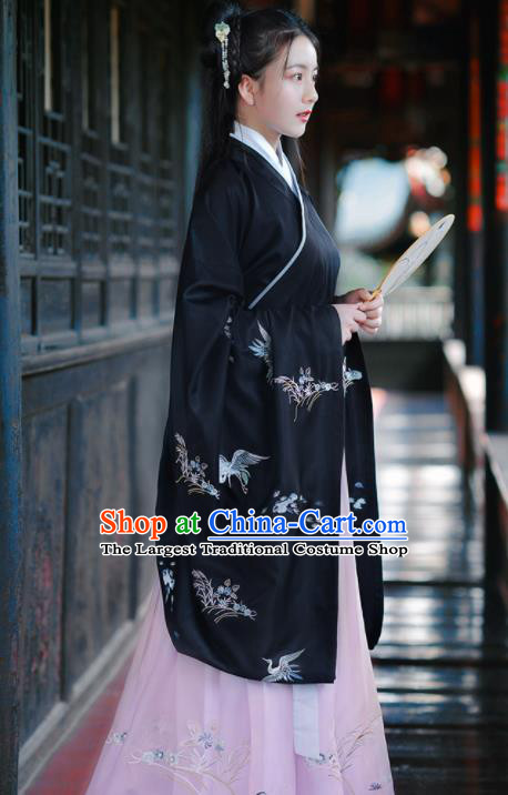 Chinese Ancient Peri Traditional Hanfu Dress Jin Dynasty Palace Princess Historical Costume for Women