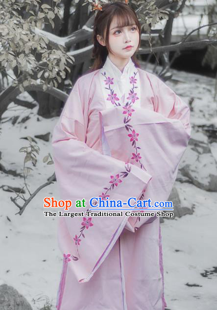 Chinese Ancient Ming Dynasty Aristocratic Lady Hanfu Dress Traditional Historical Costume for Women
