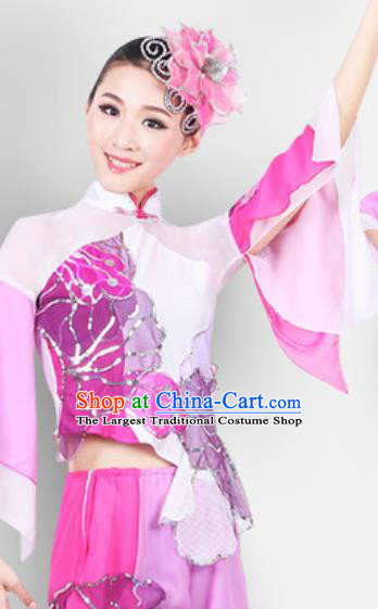 Chinese Traditional Classical Dance Costume Fan Dance Stage Performance Clothing for Women