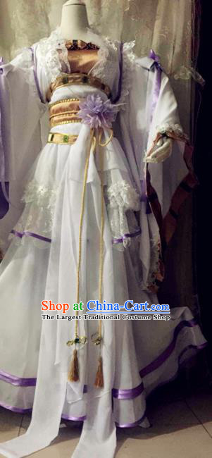 Traditional Chinese Modern Fancywork Costume Halloween Cosplay Princess Full Dress for Women
