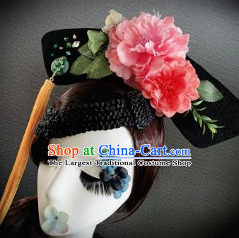Traditional Chinese Qing Dynasty Manchu Lady Headwear Ancient Palace Queen Hair Accessories for Women