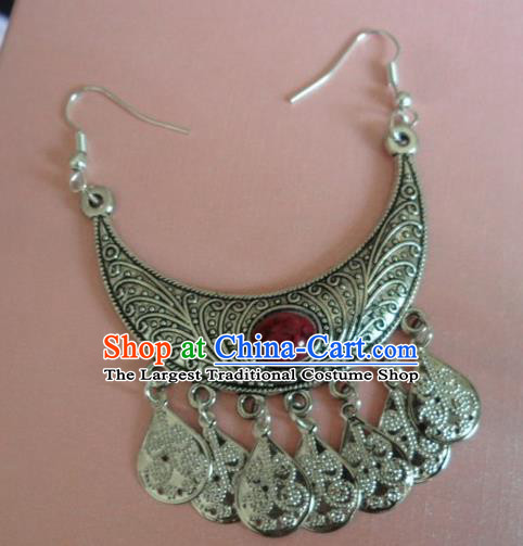 Chinese Ancient Eyebrows Pendant Traditional Han Dynasty Palace Princess Hair Accessories for Women