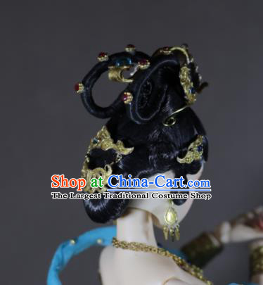 Chinese Ancient Imperial Consort Hairpins Headwear Traditional Tang Dynasty Princess Hair Accessories for Women