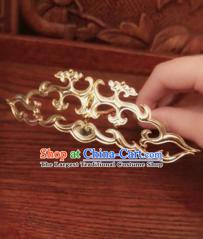 Traditional Chinese Ming Dynasty Queen Hairpins Cloud Hair Crown Handmade Ancient Palace Hair Accessories for Women