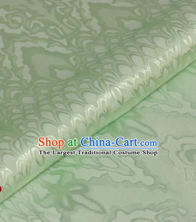 Chinese Traditional Royal Scale Pattern Green Brocade Material Cheongsam Classical Fabric Satin Silk Fabric