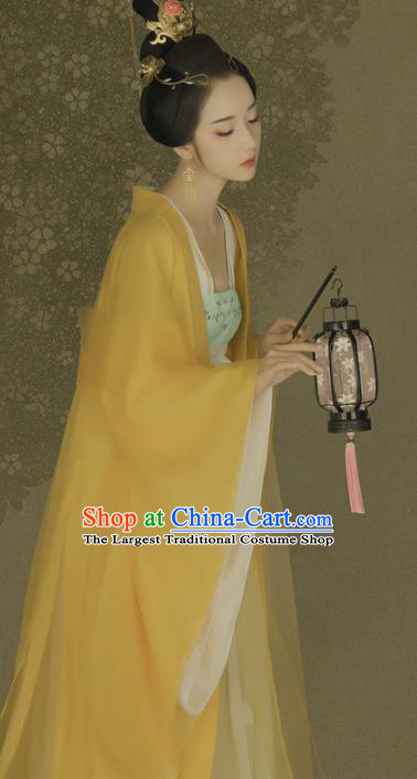 Chinese Ancient Palace Maidservant Hanfu Dress Traditional Tang Dynasty Court Maid Historical Costume for Women