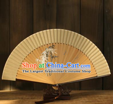 Chinese Traditional Handmade Printing Bamboo Fans Classical Folding Fans for Women
