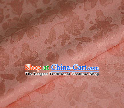 Asian Chinese Traditional Classical Pattern Pink Brocade Cheongsam Silk Fabric Chinese Satin Fabric Material