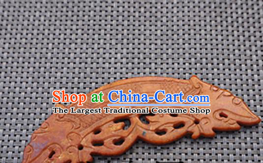 Chinese Ancient Jewelry Accessories Carving Jade Pendant Traditional Handmade Jade Craft Decoration