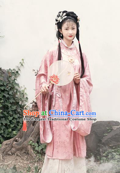 Chinese Ancient Drama Ming Dynasty Nobility Lady Xue Baochai Hanfu Dress Traditional Dream of the Red Chamber Historical Costume for Women