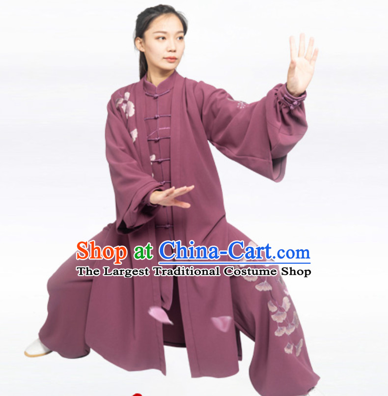 Autumn Wear Top Chinese Classical Competition Championship Professional Tai Chi Uniforms Taiji Kung Fu Wing Chun Kungfu Tai Ji Sword Master Dress Clothing Suits Clothing Complete Set