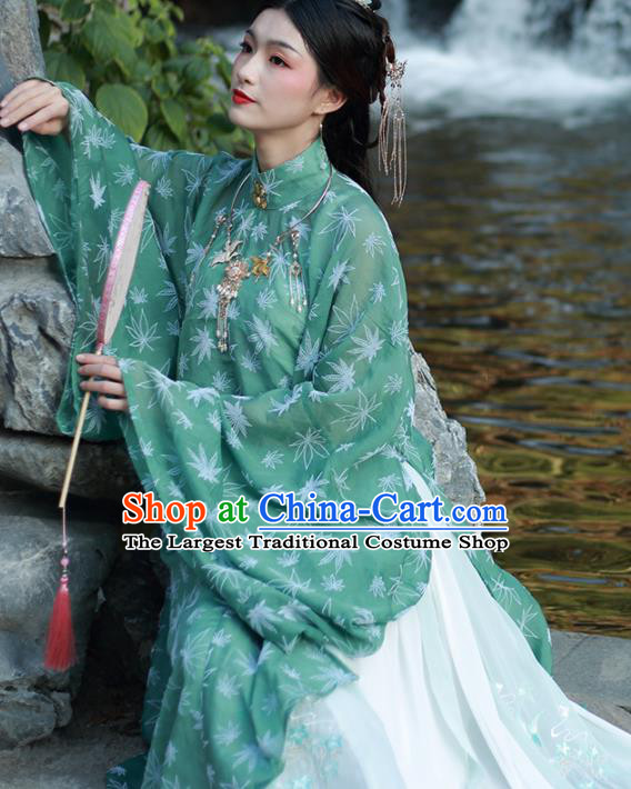 Chinese Traditional Ming Dynasty Female Historical Costume Ancient Aristocratic Dowager Hanfu Dress for Women