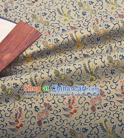 Chinese Traditional Hanfu Silk Fabric Classical Phoenix Pattern Design Brocade Tang Suit Fabric Material