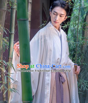 Traditional Chinese Song Dynasty Nobility Childe Embroidered Hanfu Clothing Ancient Drama Prince Historical Costume for Men