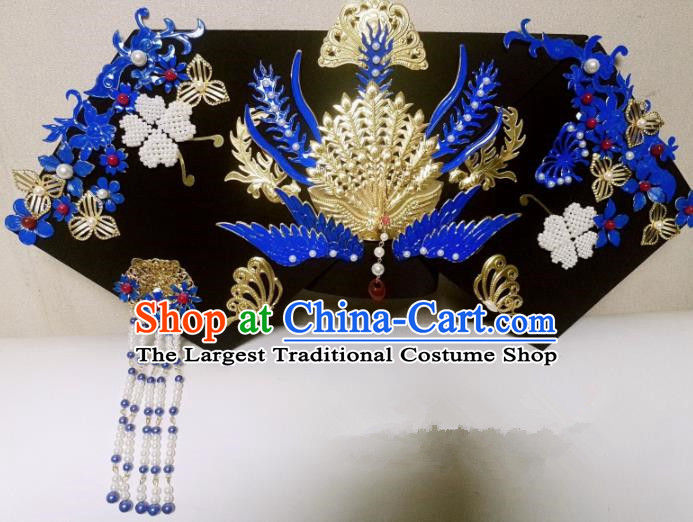 Chinese Ancient Qing Dynasty Headwear Princess Hairpins Traditional Hanfu Palace Hair Accessories for Women