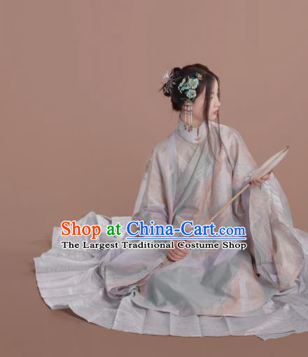 Chinese Traditional Ming Dynasty Nobility Lady Hanfu Dress Ancient Court Princess Replica Costume for Women