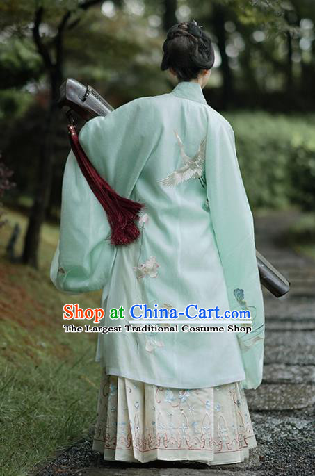 Traditional Chinese Ming Dynasty Embroidered Hanfu Dresses Ancient Court Princess Replica Costumes for Women