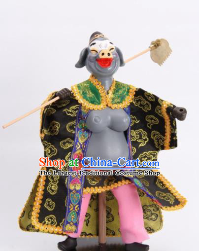 Traditional Chinese Journey to the West Zhu Bajie Puppet Marionette Puppets String Puppet Wooden Image Arts Collectibles
