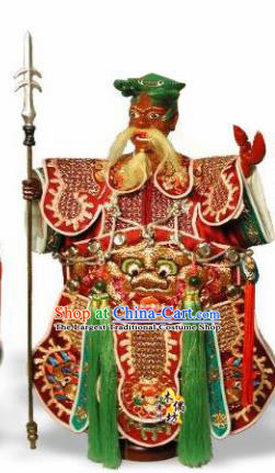 Traditional Chinese Crab General Marionette Puppets Handmade Puppet String Puppet Wooden Image Arts Collectibles