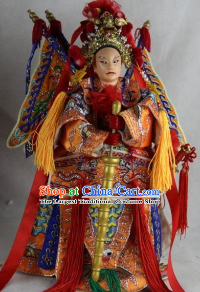 Traditional Chinese Heavenly King Marionette Puppets Handmade Puppet String Puppet Wooden Image Arts Collectibles