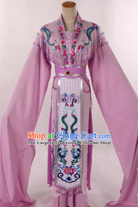 Traditional Chinese Shaoxing Opera Seven Fairy Pink Dress Ancient Peking Opera Diva Costume for Women