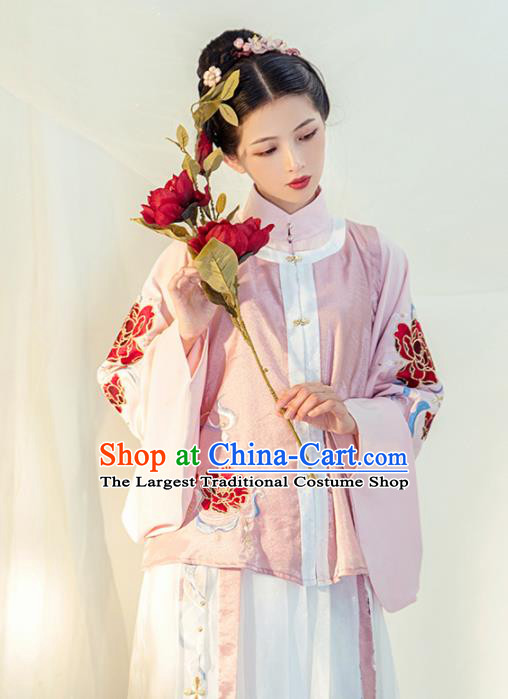 Chinese Ancient Nobility Lady Hanfu Dress Traditional Ming Dynasty Replica Costumes for Women