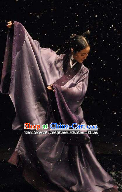Chinese Beautiful Dance Tong Que Ji Costume Traditional Han Dynasty Court Classical Dance Competition Dress for Women