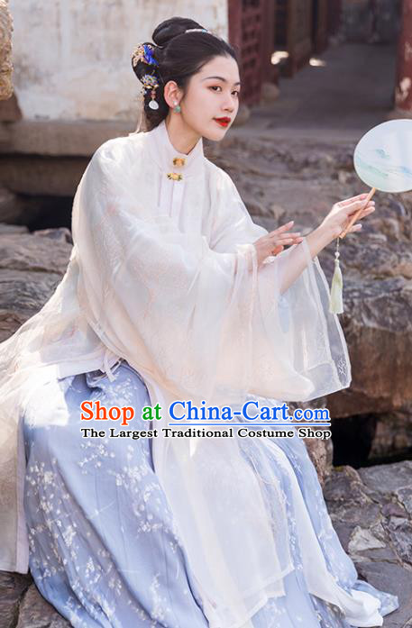 Traditional Chinese Ming Dynasty Princess Hanfu Dress Ancient Court Dowager Replica Costumes for Women