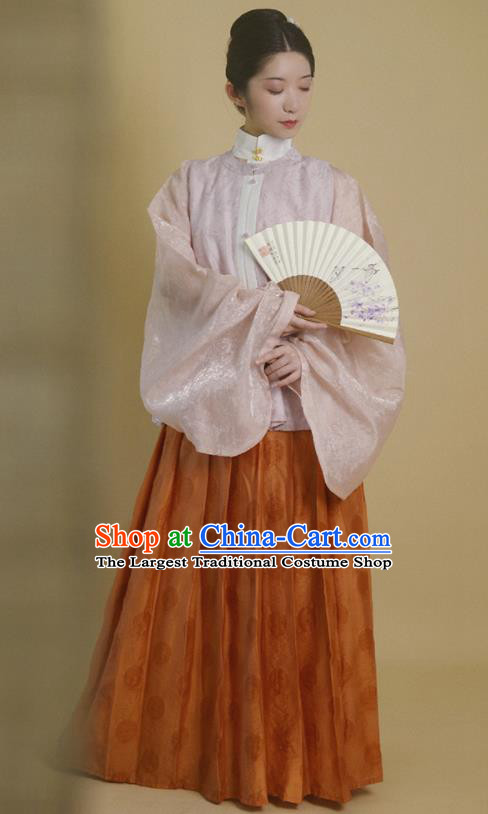 Traditional Chinese Ming Dynasty Court Lady Hanfu Dress Ancient Drama Palace Princess Replica Costumes for Women