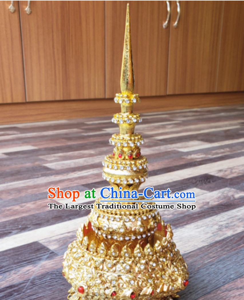 Traditional Thailand Tower Crown Handmade Thai Hat