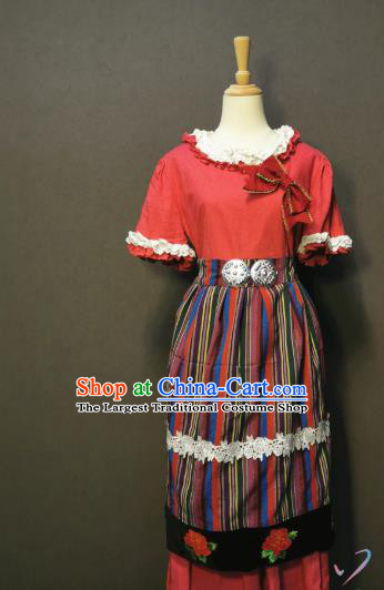 Europe England Stage Performance Dress Netherlands Country Women Costume