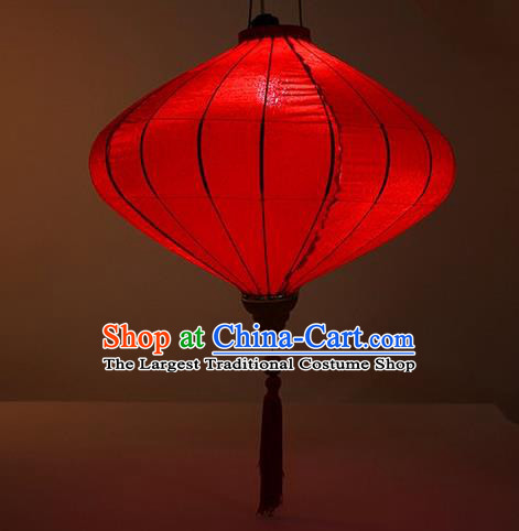 Handmade Chinese Red Silk Palace Lanterns Traditional New Year Decoration Lantern Classical Festival Hanging Lamp