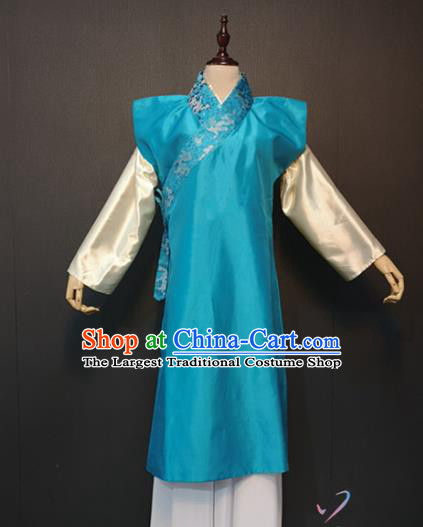 Ancient Drama The Dream of Red Mansions Qing Wen Blue Outfits Traditional China Ming Dynasty Servant Girl Costume