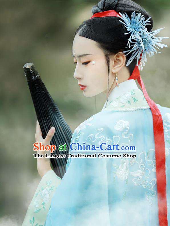 China Ancient Princess Dress Traditional Historical Costumes Song Dynasty Young Female Hanfu Clothing