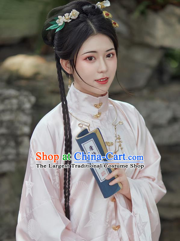 China Ancient Royal Princess Costumes Traditional Ming Dynasty Noble Female Apparels Patrician Clothing