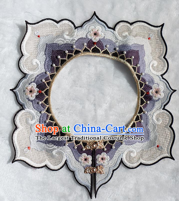 Traditional China Ming Dynasty Noble Countess Lilac Hanfu Dress Ancient Imperial Consort Historical Clothing