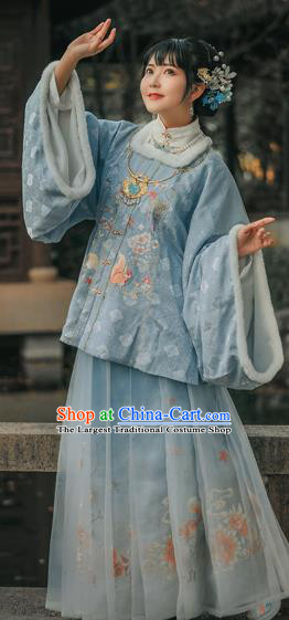 Traditional China Ming Dynasty Historical Clothing Ancient Palace Princess Hanfu Dress Complete Set