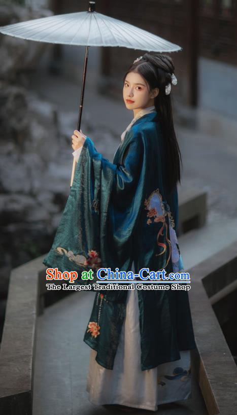 China Traditional Jin Dynasty Palace Princess Historical Clothing Ancient Imperial Infanta Hanfu Costume for Women