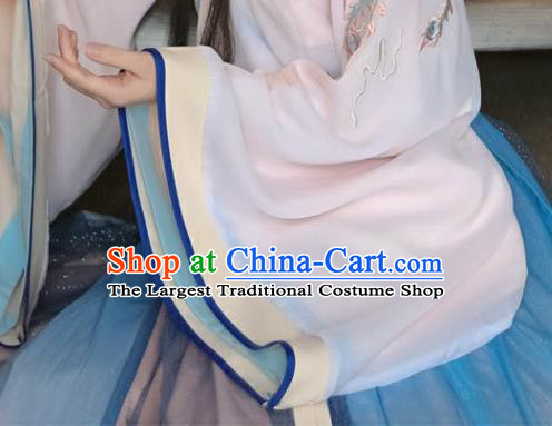 Ancient China Hanfu Dress Traditional Jin Dynasty Historical Clothing Court Lady Costumes