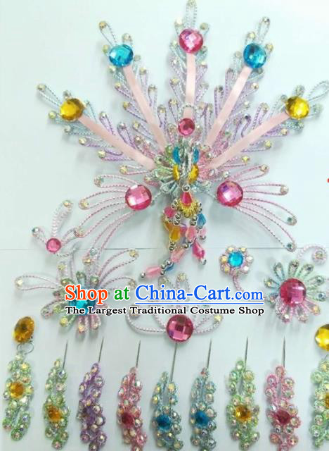 Chinese Traditional Peking Opera Princess Hairpins Handmade Beijing Opera Diva Hair Accessories for Women