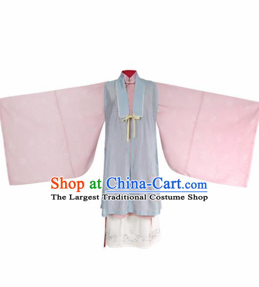 Chinese Ancient Drama Nobility Lady Hanfu Dress Traditional Ming Dynasty Rich Girl Costumes for Women