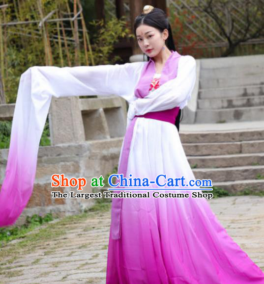 Traditional Chinese Classical Dance Hanfu Dress Ancient Drama Court Princess Costume for Women