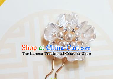 Korean Traditional Wedding Shell Pearls Hairpins Asian Korea Hanbok Hair Accessories for Women